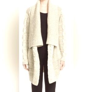 YIGAL AZROUEL Draped Front Cardigan
